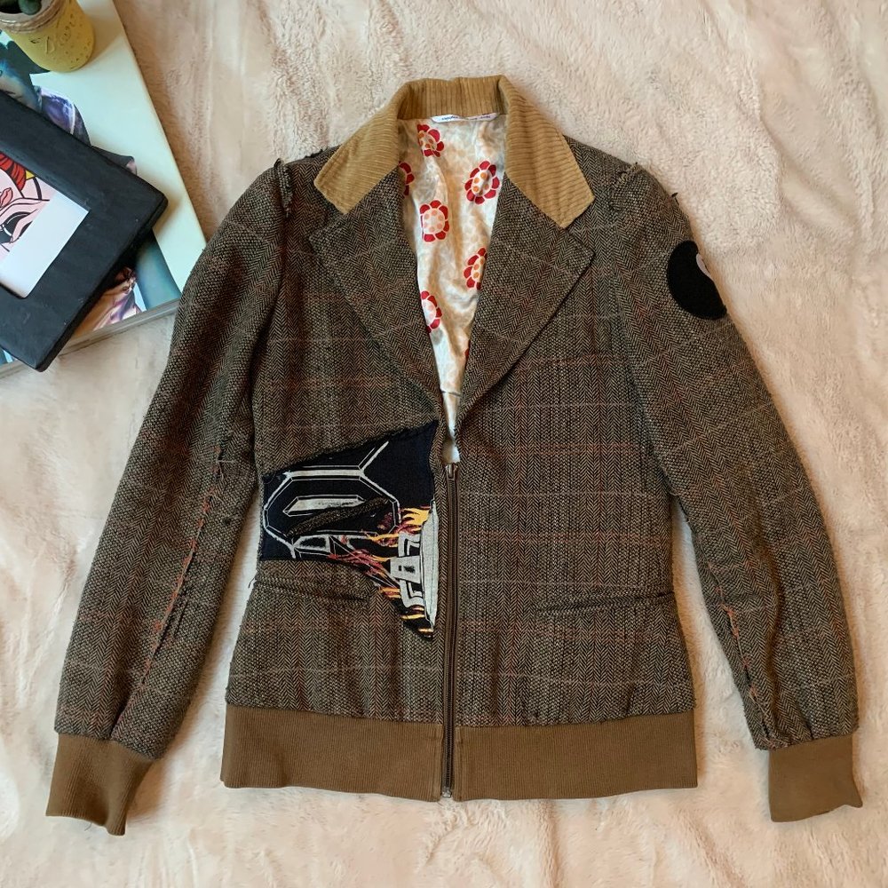 Vintage  A/C D/C tweed jacket